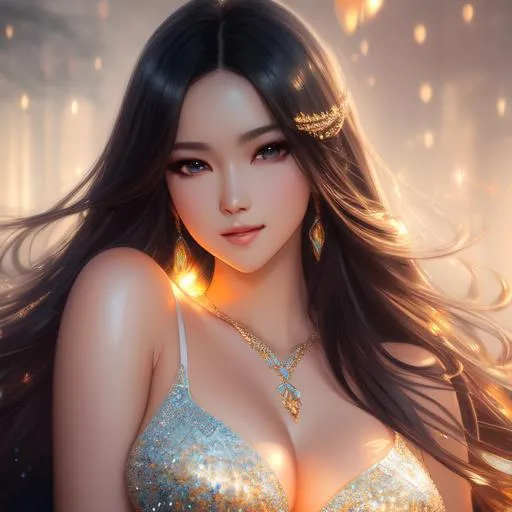 Prompt: splash art, by Greg rutkowski, hyper detailed perfect face,

beautiful kpop idol lying down, full body, long legs, perfect body,

high-resolution cute face, perfect proportions,smiling, intricate hyperdetailed hair, light makeup, sparkling, highly detailed, intricate hyperdetailed shining eyes,  

Elegant, ethereal, graceful,

HDR, UHD, high res, 64k, cinematic lighting, special effects, hd octane render, professional photograph, studio lighting, trending on artstation