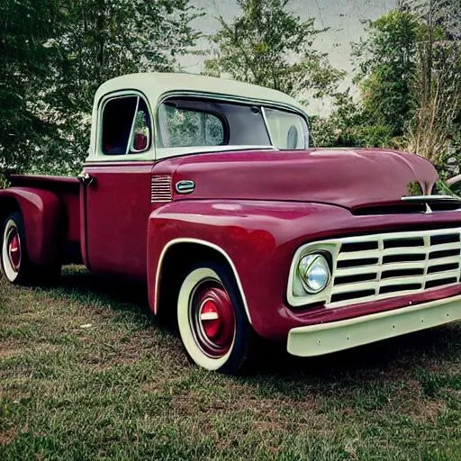 Prompt: vintage truck