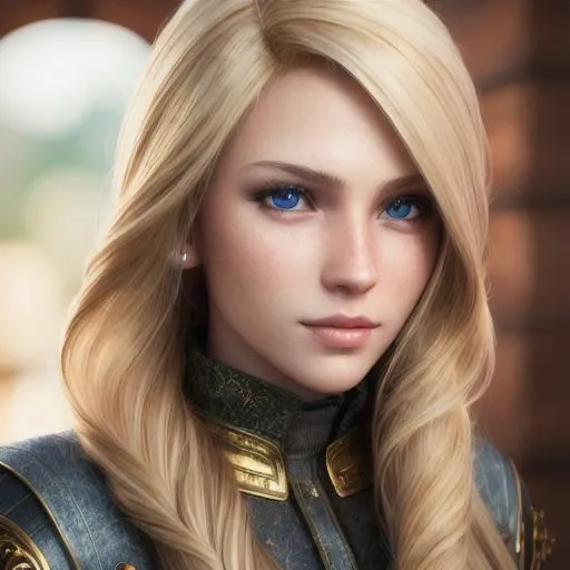 Prompt: HDR, raytracing, radiosity, RTX, 16K, Best quality, masterpiece, highly detailed, intricate, girl, tall, long light blonde hair, hazel eyes

