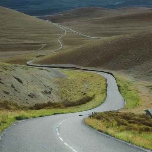 Prompt: The Long and Winding Road