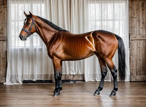 Prompt: Ultra realistic, beautiful horse, perfect Symetric