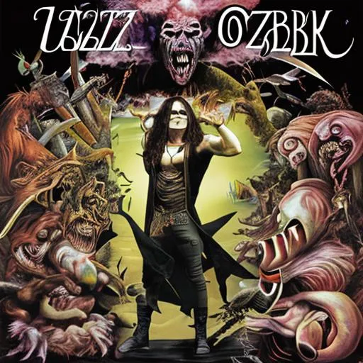 Prompt: ozzy ozborne album cover