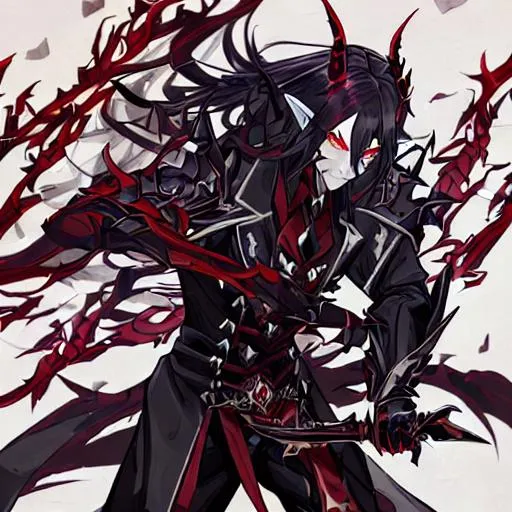 Vampire~~  Anime demon boy, Anime warrior, Dark anime