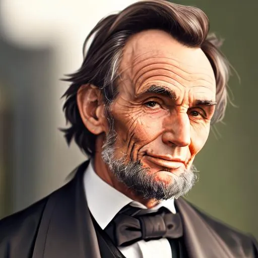 portrait: ::5 Premium Abraham Lincoln Portrait Phot... | OpenArt