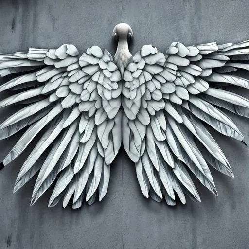 Prompt: REALISTIC BIRD WING AS PART OF ARCHITECTURE OF BUILDING

