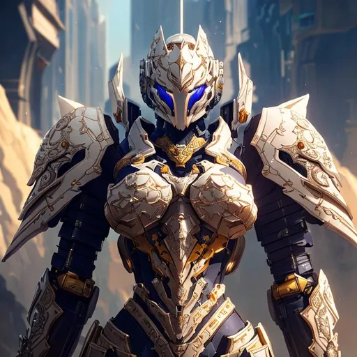 Prompt: show face, an intricate girl exoskeleton, damage armor, pale skins, futuristic mecha armor, action!, pet, 3d, Splash art, front, epic Instagram, artstation, hyperdetailed intricately detailed, intricately detailed full helmet, unreal engine, fantastical, intricate detail, splash screen, complementary colors, Sci-fi concept art, 8k, heavy strokes, splash arts, full height, full body,