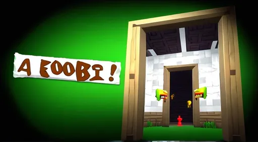 Minecraft ambush from doors pixel art