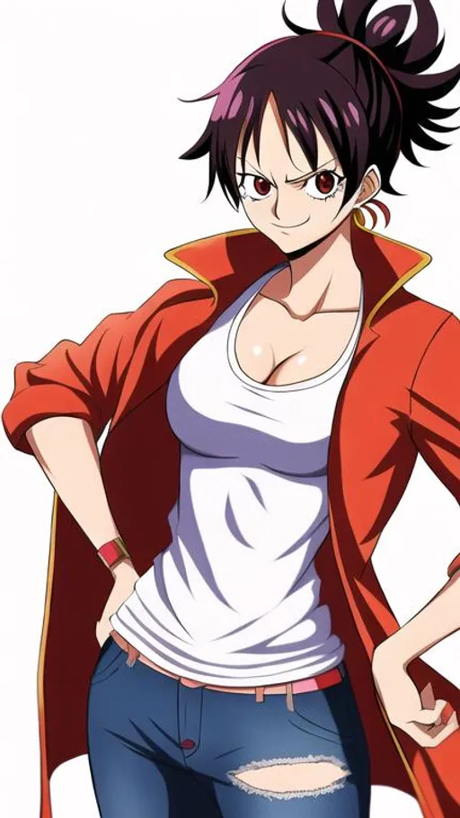 one piece luffy as a girl