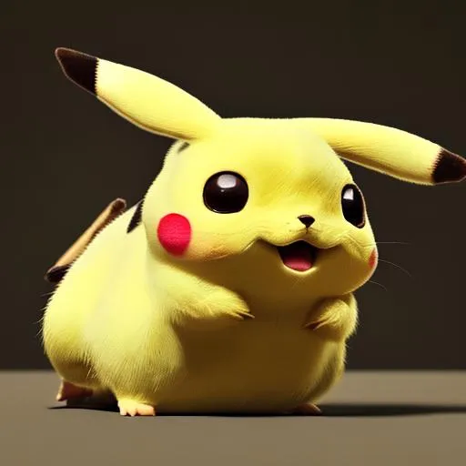 Prompt: fat Pikachu