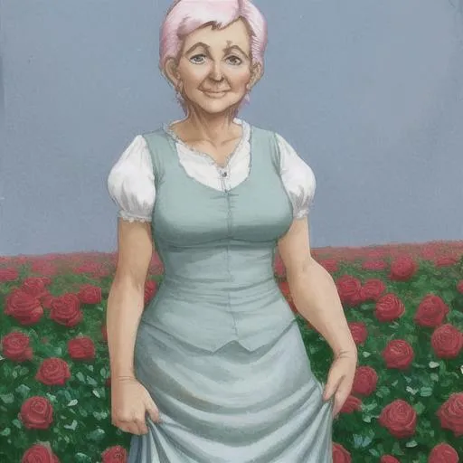 Prompt: Rose sears old lady