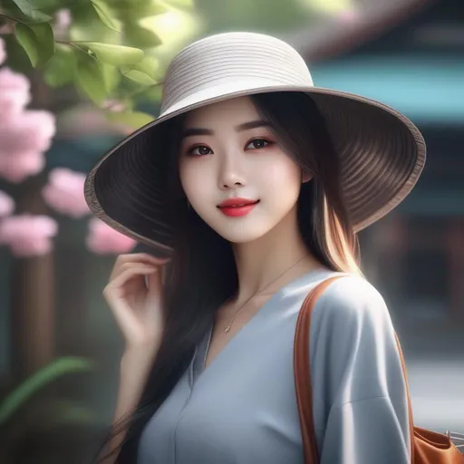 Prompt: Realistic Asian girl full HD 4k