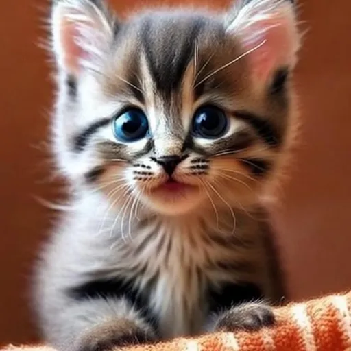 Prompt: cute baby cat