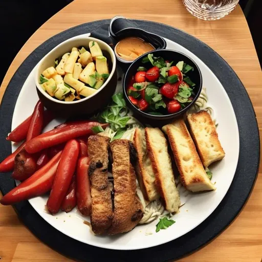 Prompt: Show me a picture of your favorite thing to eat for dinner