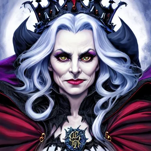Prompt: The Wicked Queen, closeup
