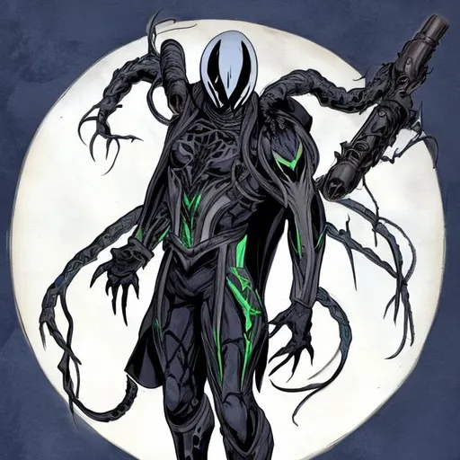 Prompt: Venom as a destiny Warlock