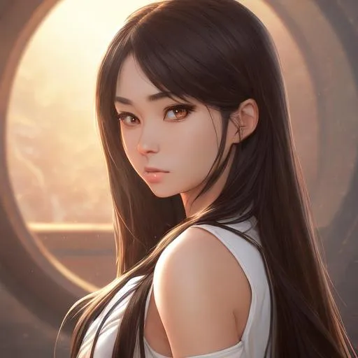 Prompt: masterpiece hyperdetailed akeno himejima, detailed long brown hair, beautiful detailed cute face, sharp jawline, perfect composition, super detailed, 8k, high quality, trending art, trending on artstation, sharp focus, studio photo, highly detailed, by greg rutkowsk, character concept, full body visible,

sunshine, back light,

cinematic light, studio lighting,

professional award-winning photography, maximalist photo illustration 64k, anime