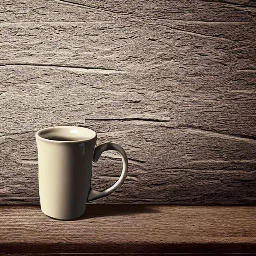 Prompt: the cup of the tea to the corner of the wall 4k HD
