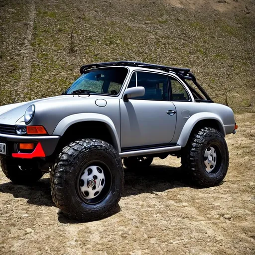 Prompt: 4x4 porsche 