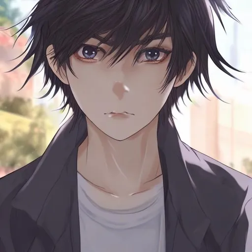 Prompt: a beautiful anime boy