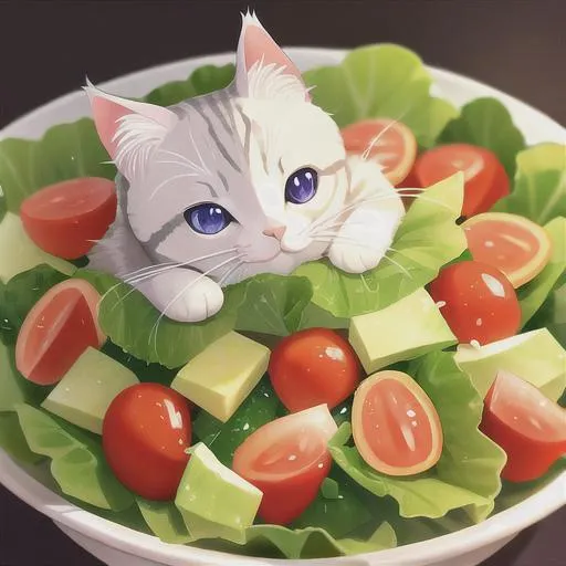 salad cat