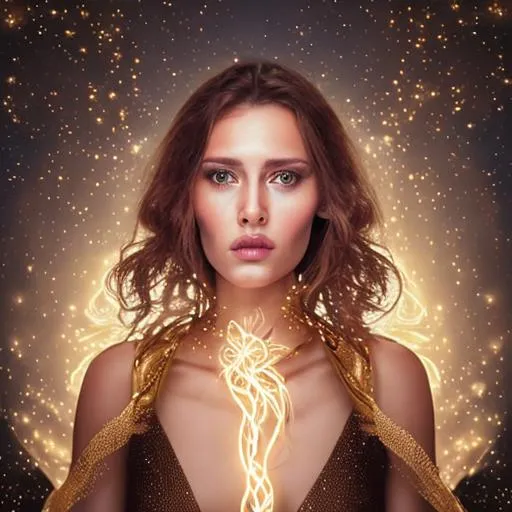 liquid gold body paint, woman, portrait, cinematic l