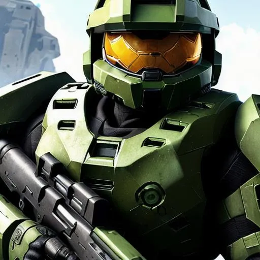 Prompt: Master Chief Halo