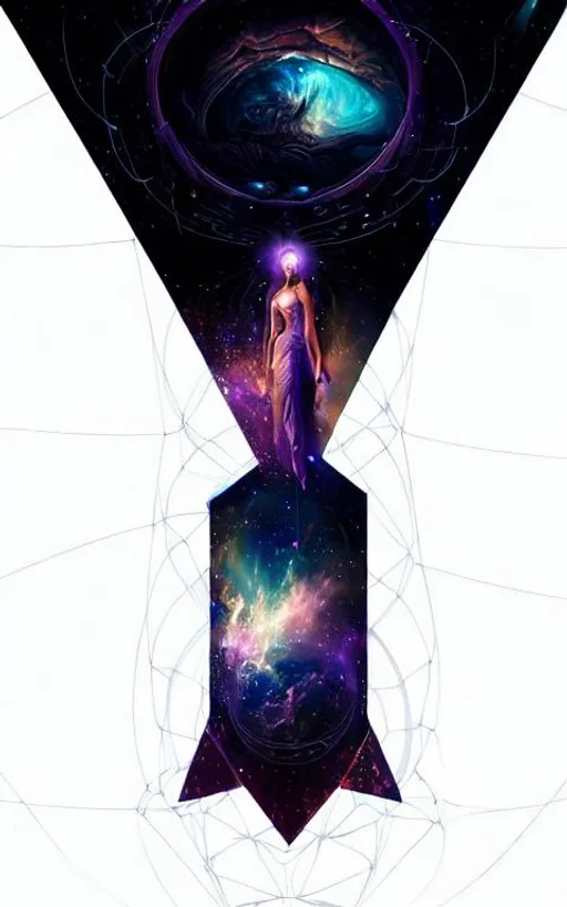 Prompt: Nebula 4 8k resolution holographic astral cosmic illustration mixed media by Pablo Amaringo Epic cinematic brilliant stunning intricate meticulously detailed dramatic atmospheric maximalist digital matte painting galactic space