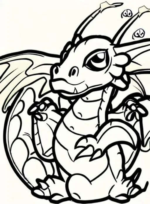 How to Draw a Baby Dragon - Easy Drawing Tutorial For Kids