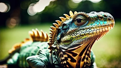 Prompt: {{{Best quality}}}, {{{hyper realistic}}}, {{{Hyper detailed}}},A beautiful iguana wearing ornate steampunk eyeglasses steampunk engine,{{{filmic}}}