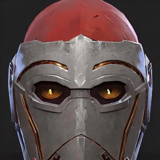 Prompt: Ancient warrior's helmet worn in battle