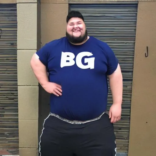 Prompt: big fat guy