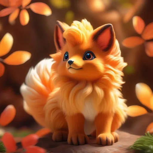 Prompt: (Vulpix), realistic, photograph, epic oil painting, (hyper real), furry, (hyper detailed), extremely beautiful, (on back), sprawled, paws in the air, playful, UHD, studio lighting, best quality, professional, photorealism, masterpiece, ray tracing, 8k eyes, 8k, highly detailed, highly detailed fur, hyper realistic thick fur, canine quadruped, (high quality fur), fluffy, fuzzy, close up, rear view, hyper detailed eyes, perfect composition, ray tracing, masterpiece, trending, instagram, artstation, deviantart, best art, best photograph, unreal engine, high octane, cute, adorable smile, lying on back, flipped on back, lazy, peaceful, (highly detailed background), vivid, vibrant, intricate facial detail, incredibly sharp detailed eyes, incredibly realistic fur, concept art, anne stokes, yuino chiri, character reveal, extremely detailed fur, sapphire sky, complementary colors, golden ratio, rich shading, vivid colors, high saturation colors, nintendo, pokemon, silver light beams