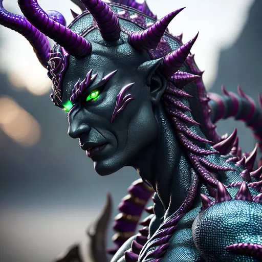 Prompt: wraith
demon
naga, Professional, Highly Detailed, Hyperrealistic, sharp focus, Professional, UHD, HDR, 8K, Render, HD, Trending on ArtStation, close up, bokeh, outdoor,