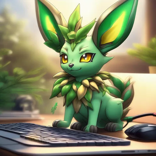 Just Leafeon as a human by Me! : r/pokemon