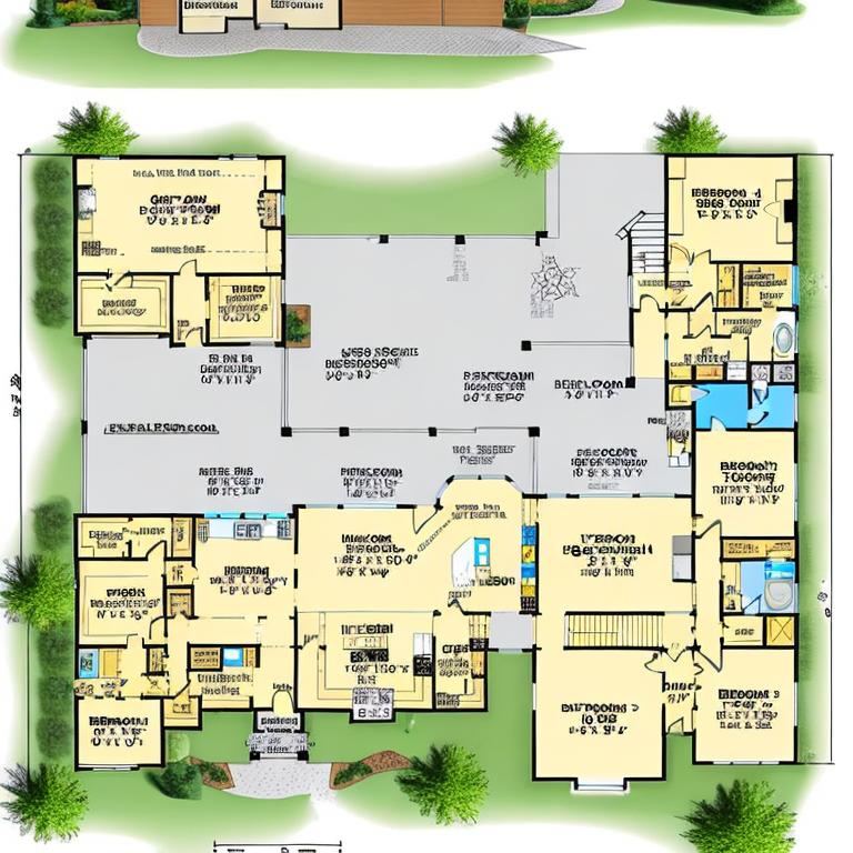 Floor Plan For A Big House