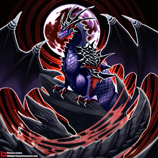 absurdres alternate_color dark_background dragon glowing highres