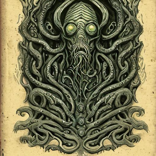 lovecraft script, order of dagon language