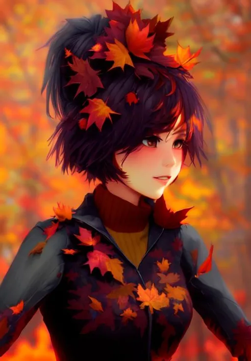 Prompt: shader autumn 