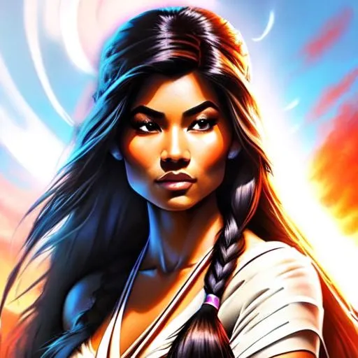 Prompt: Disney's Pocahontas