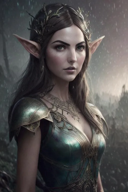 Beautiful Elven Healer Against A Pitch Black Back Dr OpenArt   Image FGzq2dTb 1683329864736 512.webp