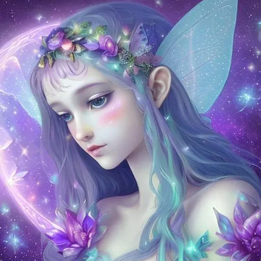an ethereal fairy goddess,dreamscape cosmic backgrou... | OpenArt