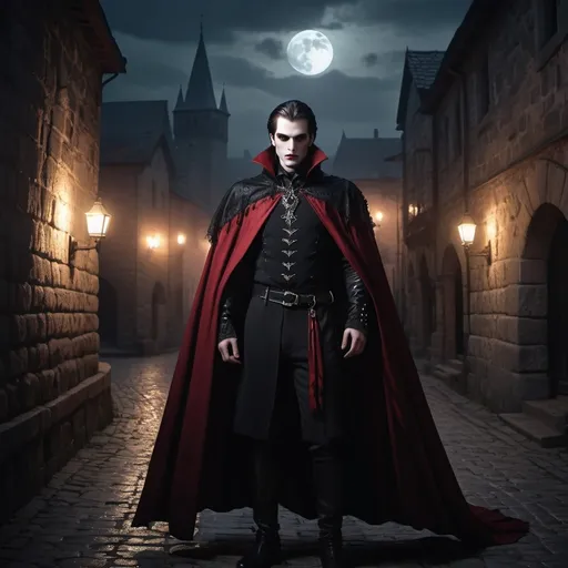 Prompt: Vampire prince in Metković