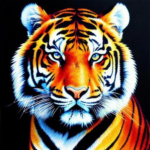 Prompt: A handdrawn , tiger,akira toryiama art,epic,masterpiece,smooth contrast