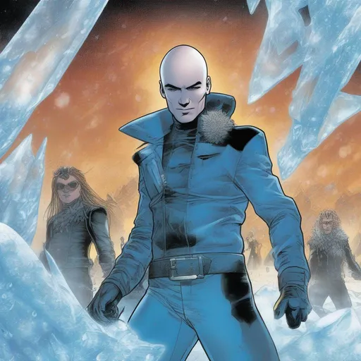 Prompt: Ice Spice 2022, illustrated by Grant Morrison