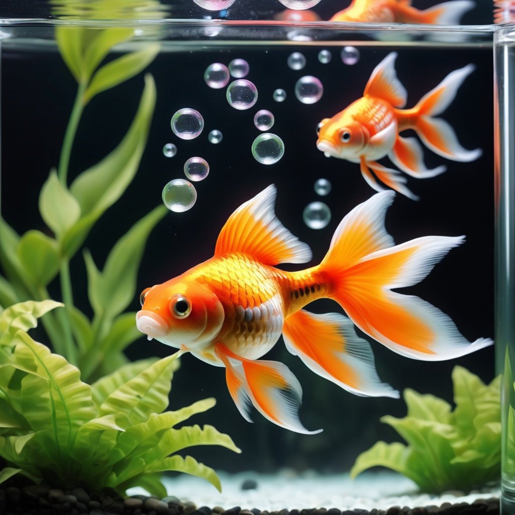 A high resolution product image of an AI Fish tank