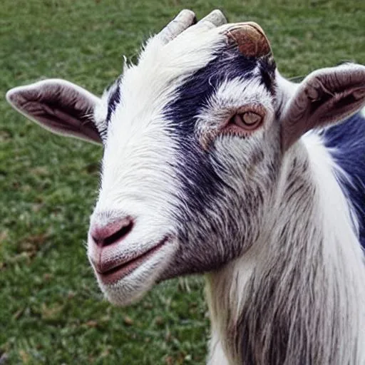 Prompt: larry the goat