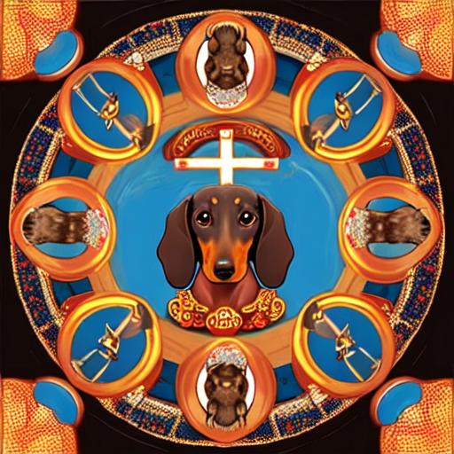 Dog God, Symmetrical Holy Work, Dachshund