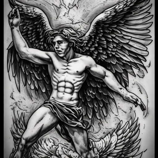 Make icarus photo for tattoo design