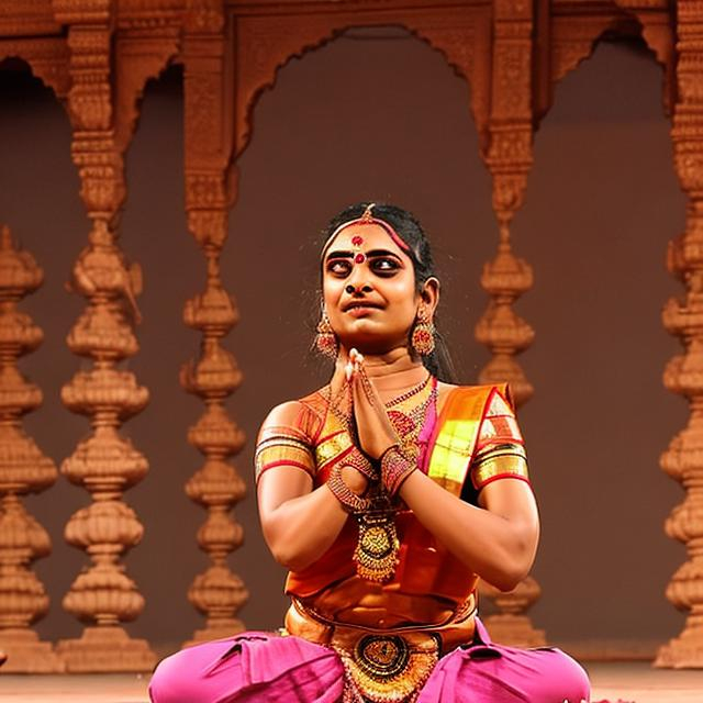 Indian woman performing pataka hasta of Bharatanatyam dance Stock Photo -  Alamy