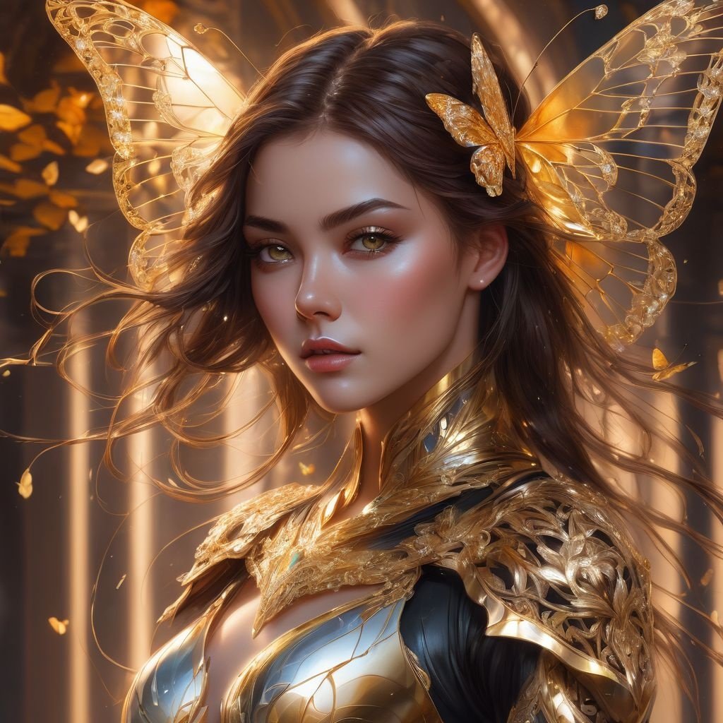Prompt: photo, 8k portrait of beautiful cyborg with brown hair, intricate, elegant, highly detailed, majestic, digital photography, art by artgerm and ruan jia and greg rutkowski surreal painting gold butterfly filigree, broken glass, (masterpiece, sidelighting, finely detailed beautiful eyes: 1.2), hdr, realistic, high definition Negative prompt: bad anatomy ugly missing arms bad proportions tiling missing legs blurry poorly drawn feet morbid cloned face extra limbs mutated hands cropped disfigured mutation deformed deformed mutilated dehydrated body out of frame out of frame disfigured bad anatomy poorly drawn face duplicate cut off poorly drawn hands error low contrast signature extra arms underexposed text extra fingers overexposed too many fingers extra legs bad art ugly extra limbs beginner username fused fingers amateur watermark gross proportions distorted face worst quality jpeg artifacts low quality malformed limbs long neck lowres poorly Rendered face low resolution low saturation bad composition Images cut out at the top, left, right, bottom deformed body features poorly rendered hands ugly, disgusting, out of frame, out of shot, clipping, 3d, cartoon, 3dcg, doll, render, bad anatomy, bad hands, text, error, long neck Steps: 40, Sampler: DPM++ 2S a Karras, CFG scale: 7, Seed: 3774326585, Size: 1024x1024, Model hash: 0f1b80cfe8, Model: dreamshaperXL10_alpha2Xl10, Version: v1.5.1  Time taken: 14 min. 37.8 sec.